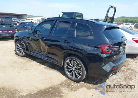 2022 BMW X3 xDrive30I z USA, uszkodzony, nr VIN 5UX53DP00N9K09850